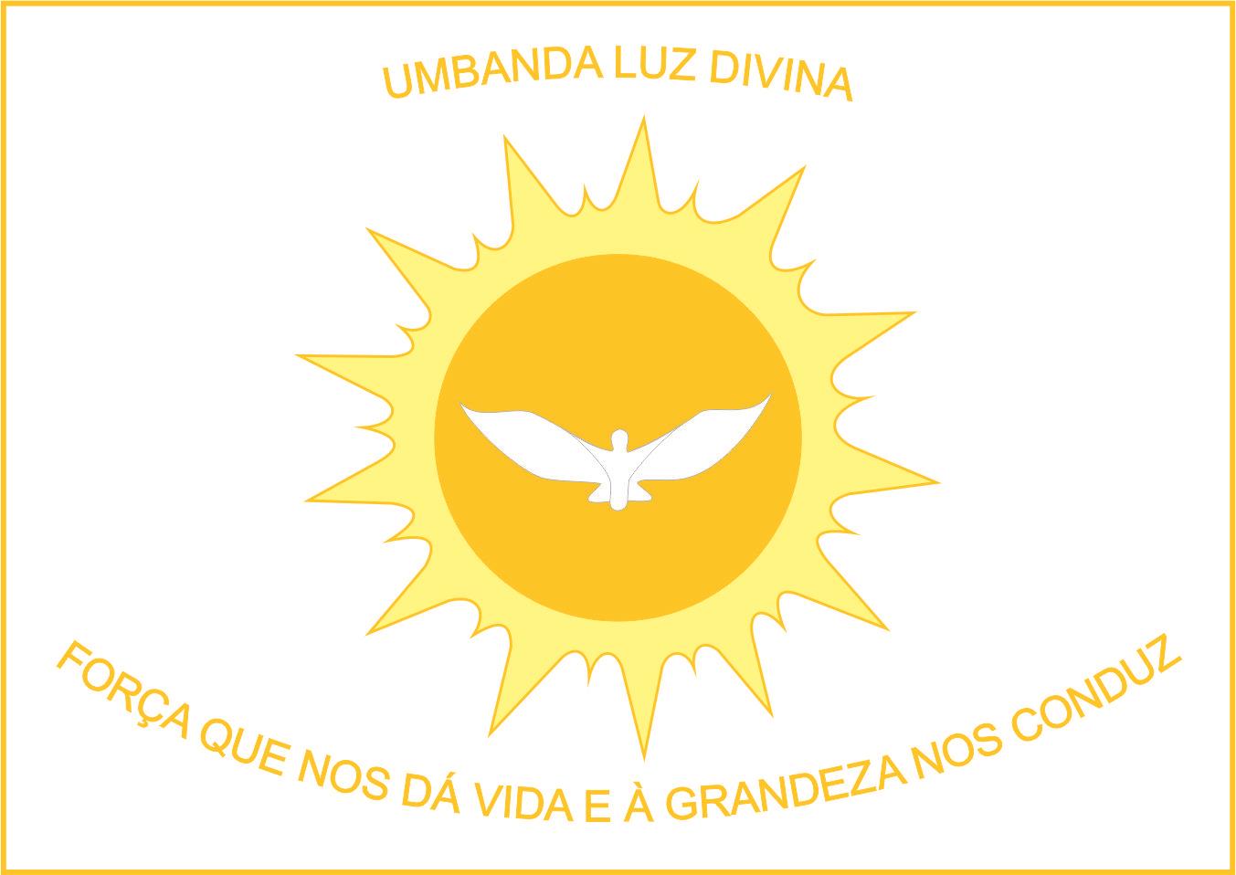 LUZ DE VIDA E POMBA DE OXALÁ - Umbanda Símbolo criado pela AUC para ser usado na bandeira nacional da Umbanda é