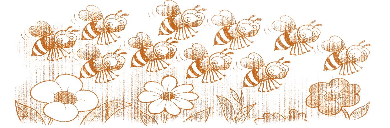 18- Você já contou o número de pernas que a abelha tem? a) Quantas abelhas há na cena acima?