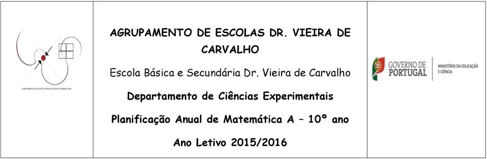 Vieira de Carvalho Departamento de Ciências