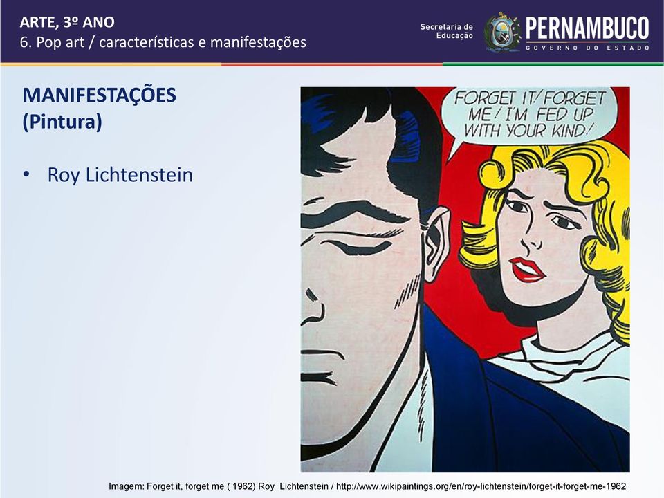 Lichtenstein / http://www.wikipaintings.