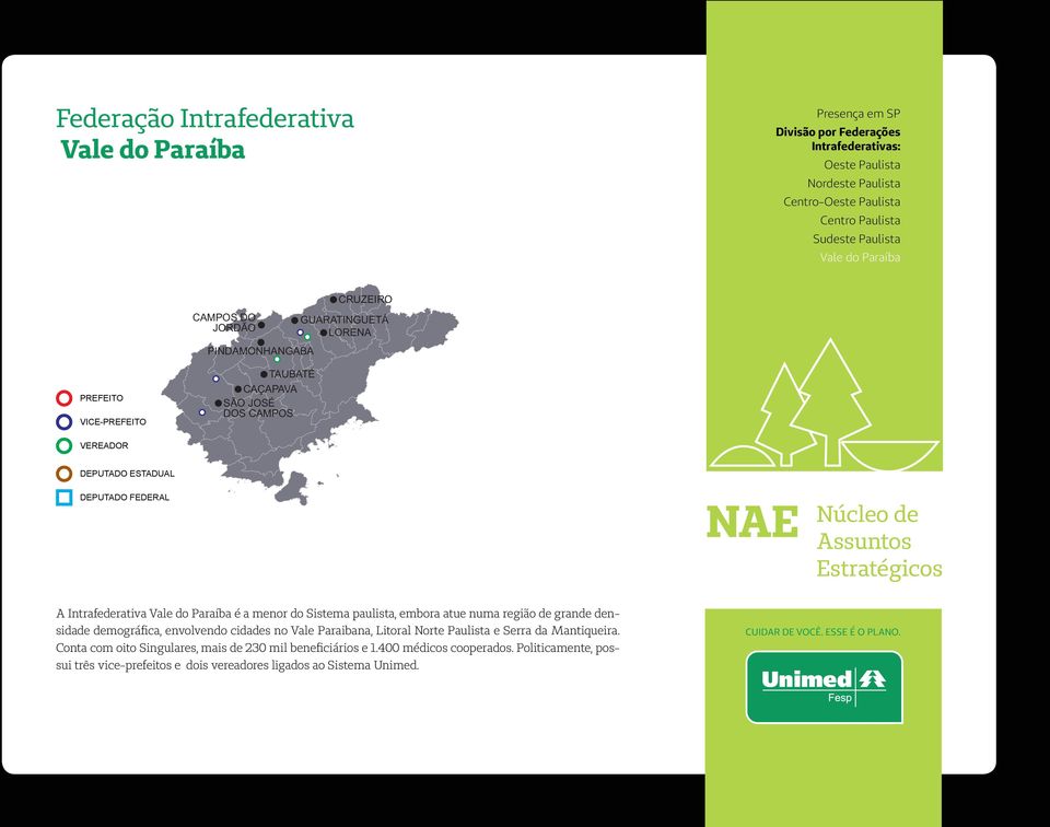cidades no Vale Paraibana, Litoral Norte Paulista e Serra da Mantiqueira.