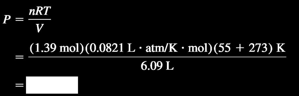 Equação de Clayperon Hexafluoreto de enxofre (SF 6 ) é um gás incolor.
