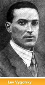 Lev Vygotsky (1896-1934) Psicólogo russo Foco = desenvolvimento cognitivo de crianças cegas, surdas e deficientes mentais a realizarem seu