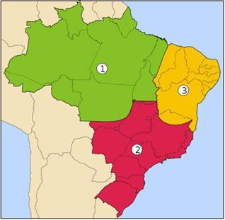 23. A distribuição populacional no território brasileiro ocorre de forma irregular, cite de