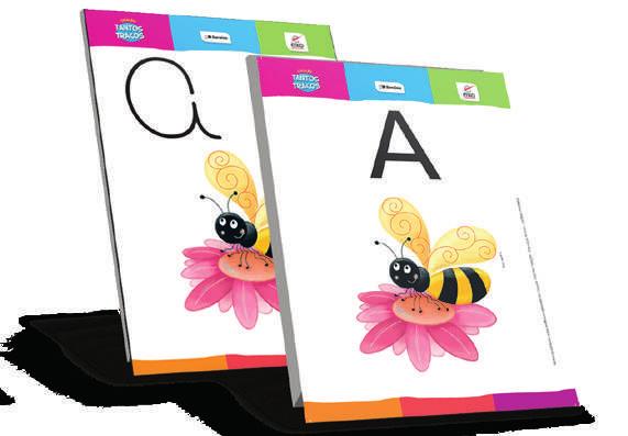 Educação infantil Cartões com o alfabeto ilustrado Prática de leitura e escritas sociais, auxilia o aluno por meio de cartões que apresentam notação do código alfabético