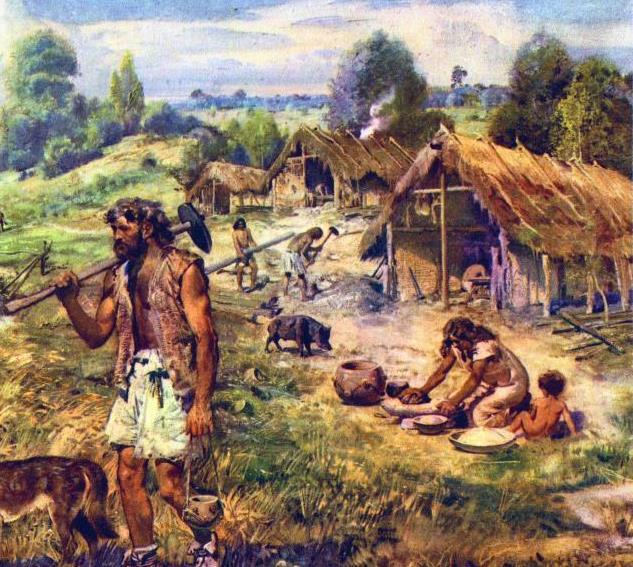 Neolítico Duração: 10.000 anos a.c. 4.000 a.c. Clima: fim da era do gelos / elevação da temperatura Estilo de vida: sedentários Economia: agricultura e criação de animais.