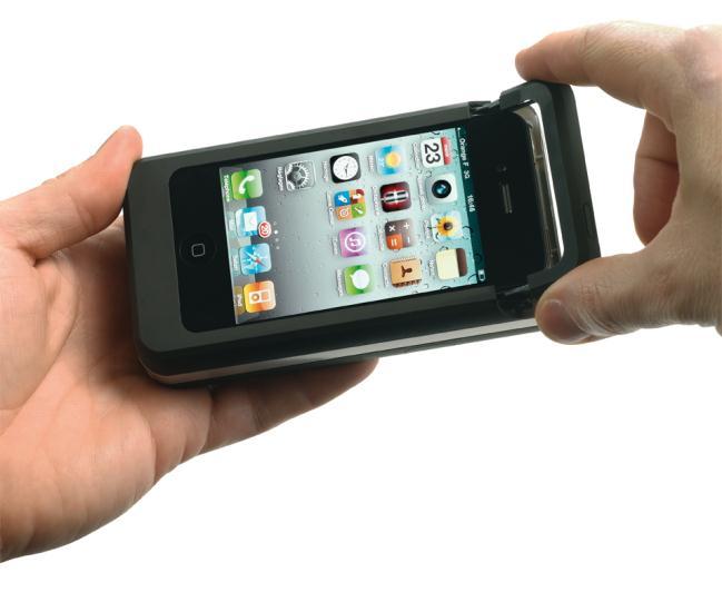 trava superior Insira com cuidado iphone / ipod touch / ipod pelo lado inferior do terminal.