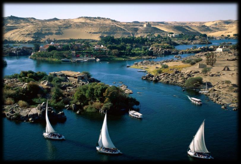 Sem o Nilo, o Egito seria um deserto Salve, ó Nilo! Que brotas da terra E vens dar vida ao Egito!