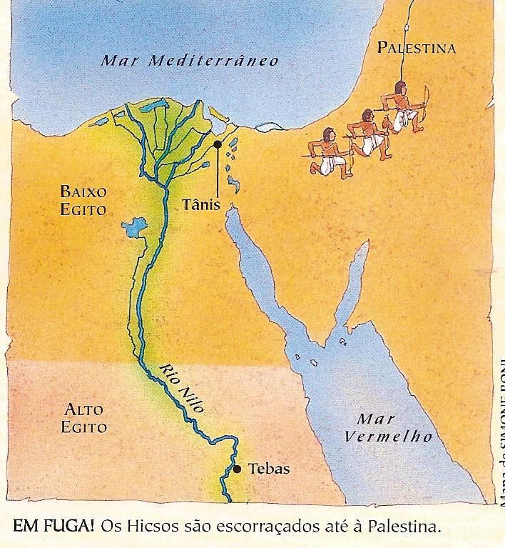 Médio Império(2000 158 a.c.): Neste período os egípcios expandiram seu território em direção ao Sul, conquistando a Núbia, região rica em minerais, entre os quais o ouro.