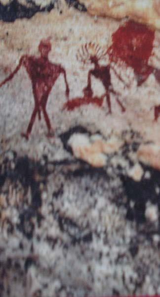 Imagens pictóricas rupestres na Ásia Registros mais antigos de