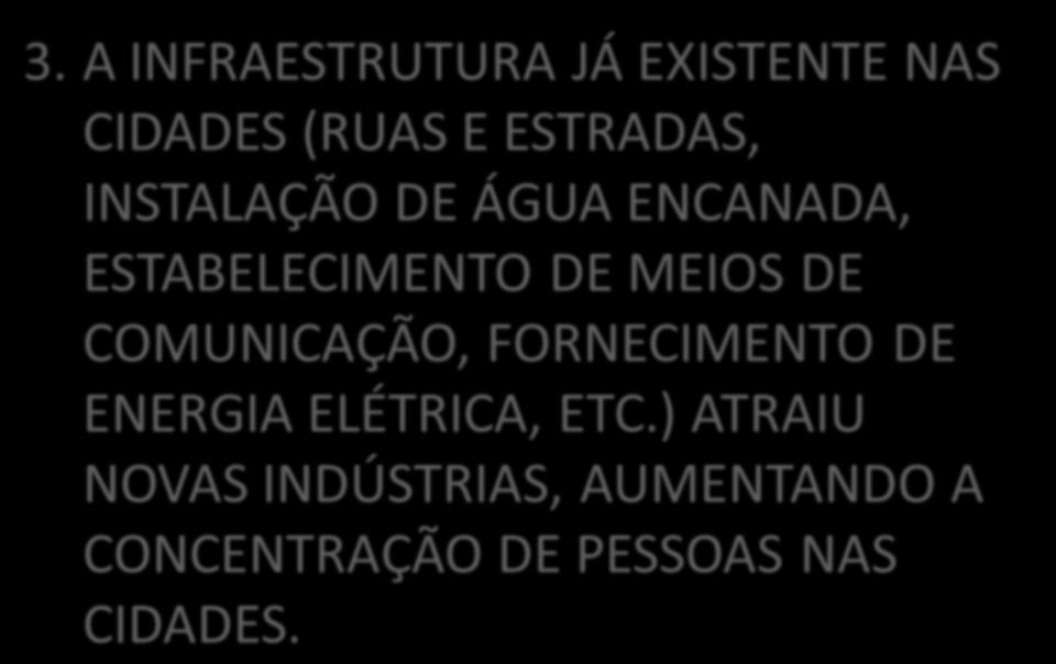 COMUNICAÇÃO, FORNECIMENTO DE ENERGIA ELÉTRICA, ETC.