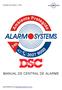 Centrais de Alarme DSC MANUAL DE CENTRAL DE ALARME. Disponibilizado por www. alarmsystems. com.