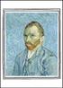 SÉRIE 1: retrato/ Autorretrato. para olhar. pensar, imaginar... e fazer. Vincent van Gogh. Autorretrato. 1889 Óleo sobre tela.
