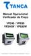 Manual Operacional Verificador de Preço VP240 / VP630 VP240W / VP630W
