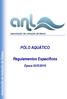 PÓLO AQUÁTICO. associação de natação de lisboa. Regulamentos Específicos