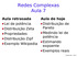 Redes Complexas Aula 7