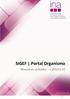 SIGEF Portal Organismo. Manual de utilizador v