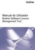 Manual do Utilizador Brother Software Licence Management Tool