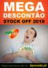 DESCONTÃO STOCK OFF 2019