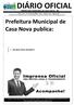 PREFEITURA MUNICIPAL DE CASA NOVA - BA
