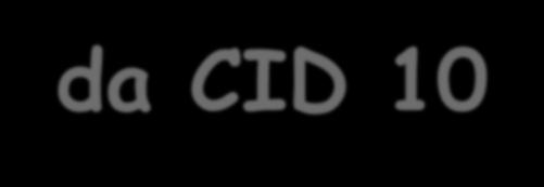 CID-10 Todos os agentes também estão codificados pela CID-10 Novos