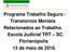 Programa Trabalho Seguro - Transtornos Mentais Relacionados ao Trabalho. Escola Judicial TRT SC. Florianópolis 13 de maio de 2016.