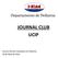 Departamento de Pediatria JOURNAL CLUB UCIP
